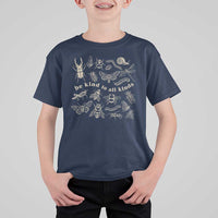 Be Kind To All Kinds Bugs Entomologist Insect Lover T Shirt For Kid