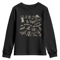 Be Kind To All Kinds Bugs Entomologist Insect Lover Youth Sweatshirt