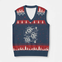 Ladybug Y2k Grunge 2000s Alt 90s Vintage Star Dots Teen V-Neck Knit Sweater Vest