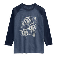 Ladybug Y2k Grunge 2000s Alt 90s Vintage Star Dots Teen Raglan Shirt