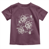 Ladybug Y2k Grunge 2000s Alt 90s Vintage Star Dots Teen Toddler T Shirt