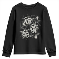 Ladybug Y2k Grunge 2000s Alt 90s Vintage Star Dots Teen Youth Sweatshirt