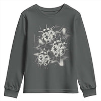 Ladybug Y2k Grunge 2000s Alt 90s Vintage Star Dots Teen Youth Sweatshirt