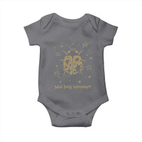 Sad Bug Summer Y2k Ladybug Grunge 2000s Vintage Baby Onesie Folk Music Bugs Lover