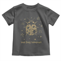 Sad Bug Summer Y2k Ladybug Grunge 2000s Vintage Toddler T Shirt Folk Music Bugs Lover