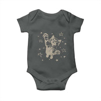 90s Y2k Cat Jumping Stars 2000s Grunge Vintage Graphic Baby Onesie