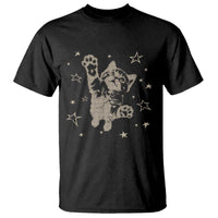 90s Y2k Cat Jumping Stars 2000s Grunge Vintage Graphic T Shirt