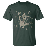 90s Y2k Cat Jumping Stars 2000s Grunge Vintage Graphic T Shirt