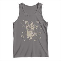90s Y2k Cat Jumping Stars 2000s Grunge Vintage Graphic Tank Top