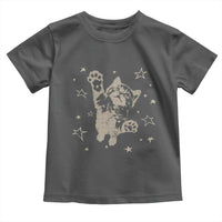 90s Y2k Cat Jumping Stars 2000s Grunge Vintage Graphic Toddler T Shirt