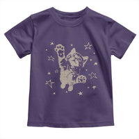 90s Y2k Cat Jumping Stars 2000s Grunge Vintage Graphic Toddler T Shirt