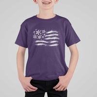Y2k American Flag 90s 2000s Grunge Vintage Graphic T Shirt For Kid