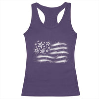 Y2k American Flag 90s 2000s Grunge Vintage Graphic Racerback Tank Top