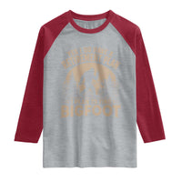 Yes I Do Have A Retirement Plan I Plan To Find Bigfoot Raglan Shirt Funny Retired Bigfoot Hunter