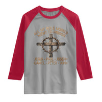 All My Role Models Went To Prison Jesus Raglan Shirt Funny Christian Paul Joseph Daniel Peter John
