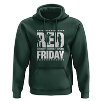 Red Friday Hoodie RED Remember Everyone Deployed Military Star