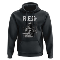 RED Friday Hoodie Remember Everyone Deployed Vintage American Flag Military Patriotic