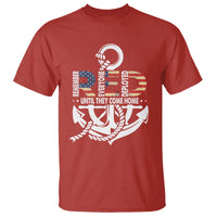 RED Friday T Shirt Until They Come Home Anchors American Flag Star - Wonder Print Shop