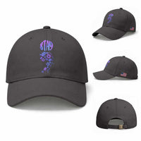 Suicide Prevention Awareness Baseball Cap Stay Your Story Is Not Over Semicolon Flower