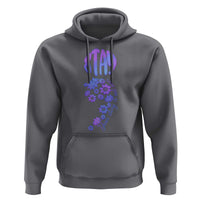 Suicide Prevention Awareness Hoodie Stay Your Story Is Not Over Semicolon Flower - Wonder Print Shop
