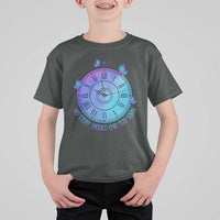Suicide Prevention Awareness T Shirt For Kid No Story Should End Too Soon Butterfly Clock - Wonder Print Shop