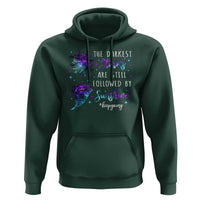 Suicide Prevention Awareness Hoodie The Darkest Storms Are Still Followed By Sunshine Keepgoing Semicolon - Wonder Print Shop