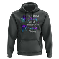 Suicide Prevention Awareness Hoodie The Darkest Storms Are Still Followed By Sunshine Keepgoing Semicolon - Wonder Print Shop