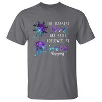Suicide Prevention Awareness T Shirt The Darkest Storms Are Still Followed By Sunshine Keepgoing Semicolon - Wonder Print Shop