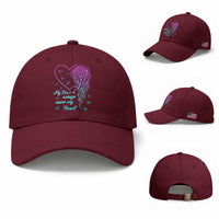 Suicide Prevention Awareness Baseball Cap My Son's Wings Cover My Heart Butterfly