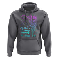 Suicide Prevention Awareness Hoodie My Son's Wings Cover My Heart Butterfly - Wonder Print Shop