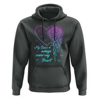 Suicide Prevention Awareness Hoodie My Son's Wings Cover My Heart Butterfly - Wonder Print Shop
