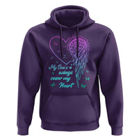 Suicide Prevention Awareness Hoodie My Son's Wings Cover My Heart Butterfly - Wonder Print Shop
