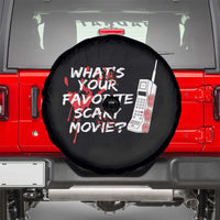 Funny Whats Your Favorite Scary Movie Spare Tire Cover Halloween Horror Film Lover - Wonder Print Shop