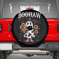 Funny Boohaw Halloween Western Cowboy Ghost Spare Tire Cover - Wonder Print Shop
