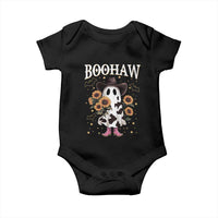 Funny Boohaw Halloween Western Cowboy Ghost Baby Onesie - Wonder Print Shop