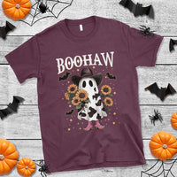 Funny Boohaw Halloween Western Cowboy Ghost T Shirt - Wonder Print Shop