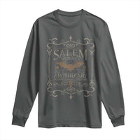 Halloween Salem Witch Long Sleeve Shirt Salem Medicines Apothecary Potions Tonics Elixirs - Wonder Print Shop