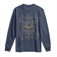 Halloween Salem Witch Long Sleeve Shirt Salem Medicines Apothecary Potions Tonics Elixirs - Wonder Print Shop