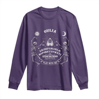 Ouija Board Spirit Board Occult Gothic Skeleton Halloween Pagan Long Sleeve Shirt - Wonder Print Shop
