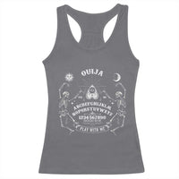 Ouija Board Spirit Board Occult Gothic Skeleton Halloween Pagan Racerback Tank Top - Wonder Print Shop