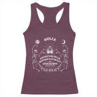Ouija Board Spirit Board Occult Gothic Skeleton Halloween Pagan Racerback Tank Top - Wonder Print Shop