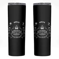 Ouija Board Spirit Board Occult Gothic Skeleton Halloween Pagan Skinny Tumbler - Wonder Print Shop