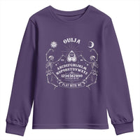 Ouija Board Spirit Board Occult Gothic Skeleton Halloween Pagan Youth Sweatshirt - Wonder Print Shop