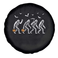 Funny Halloween Bigfoot Spare Tire Cover Skeleton Sasquatch Jack O Lantern - Wonder Print Shop