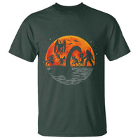 Funny Halloween Cryptid Folklore Bigfoot Alien Mothman T Shirt - Wonder Print Shop
