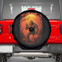 Funny Halloween Bigfoot Scary Spooky Cryptid Sasquatch Spare Tire Cover - Wonder Print Shop