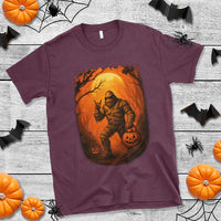 Funny Halloween Bigfoot Scary Spooky Cryptid Sasquatch T Shirt - Wonder Print Shop