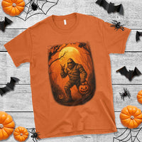 Funny Halloween Bigfoot Scary Spooky Cryptid Sasquatch T Shirt - Wonder Print Shop