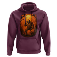 Funny Halloween Bigfoot Scary Spooky Cryptid Sasquatch Hoodie - Wonder Print Shop