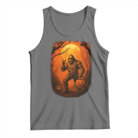 Funny Halloween Bigfoot Scary Spooky Cryptid Sasquatch Tank Top - Wonder Print Shop